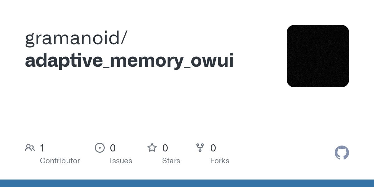 إصدار OpenWebUI Adaptive Memory v3.1