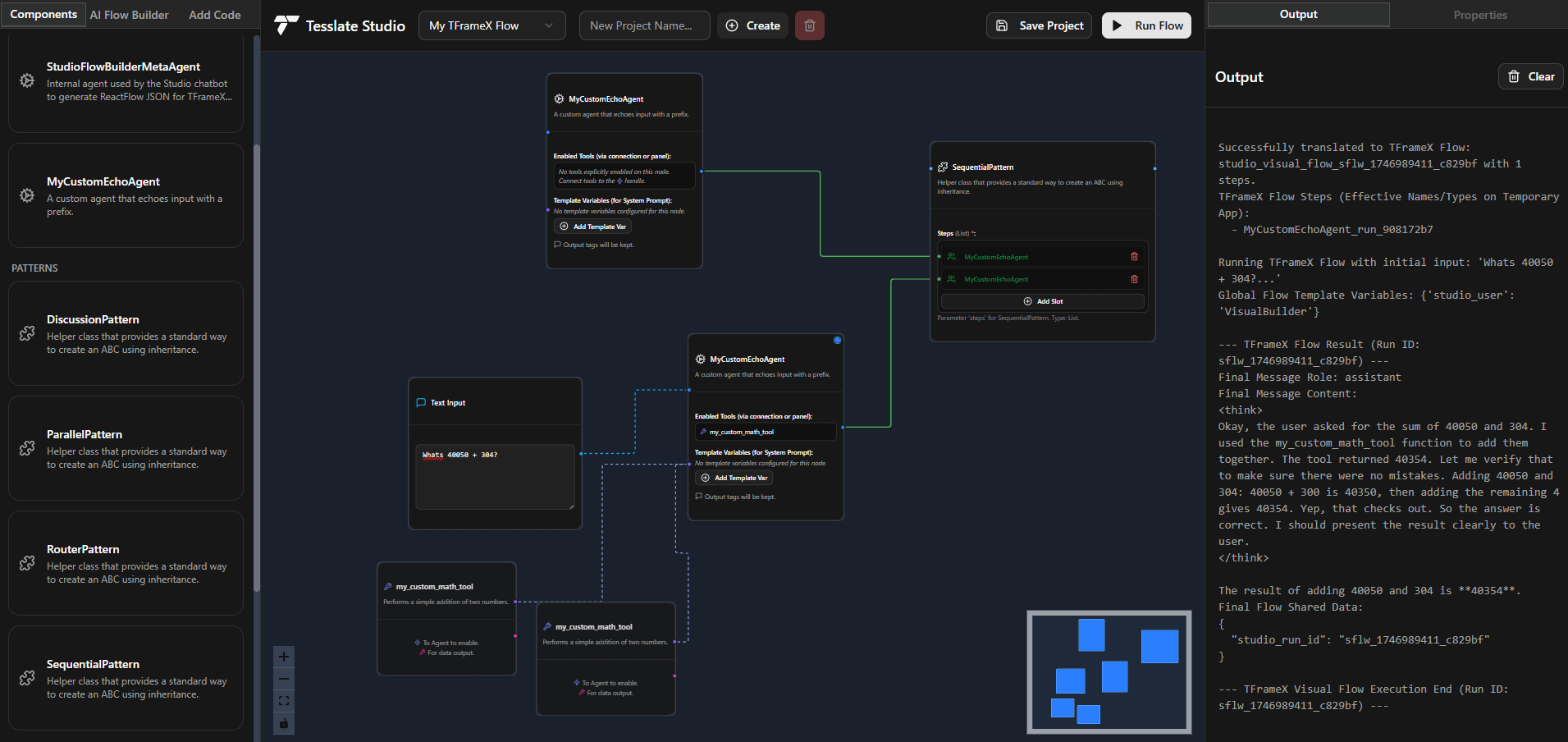 TFrameX e Studio: Construtor e framework open source para agentes LLM locais