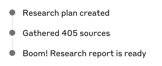 وظيفة Claude Deep Research تحظى بالثناء