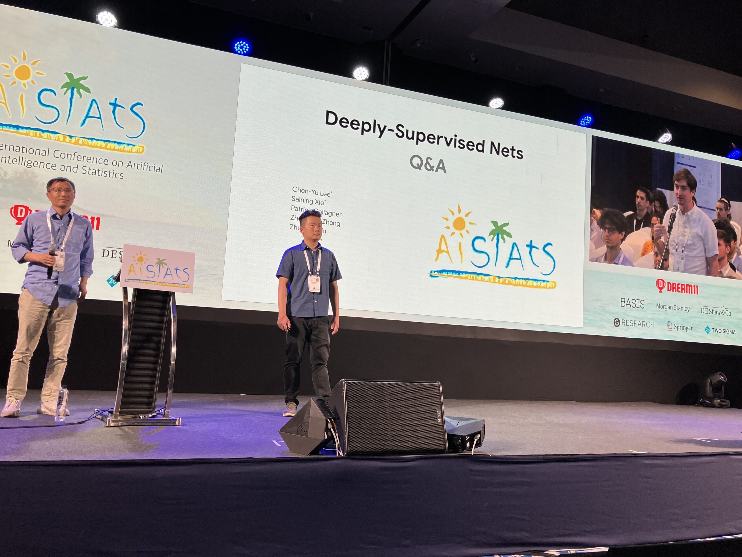 ورقة Deeply Supervised Nets تحصل على جائزة اختبار الزمن من AISTATS 2025
