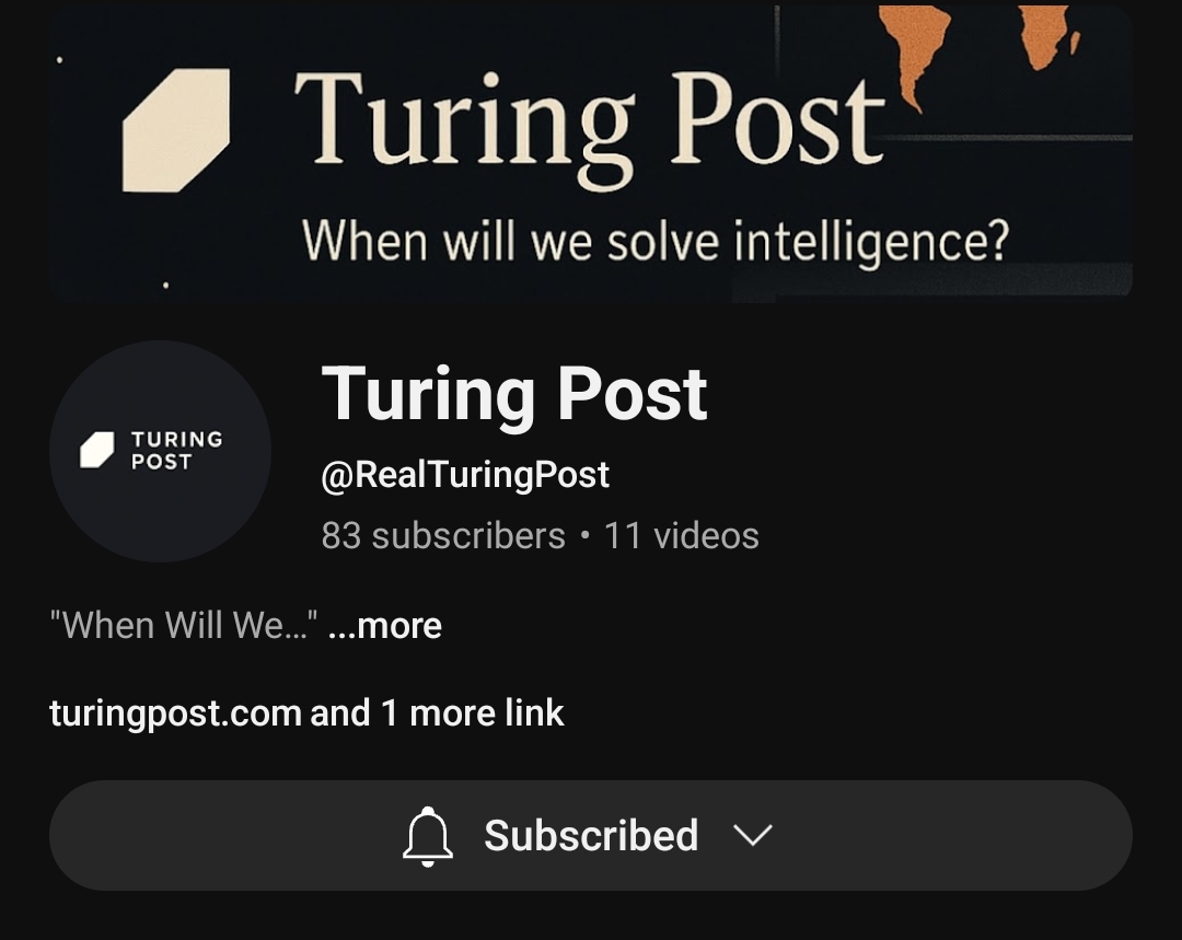 Turing Post推出AI主题YouTube频道与播客
