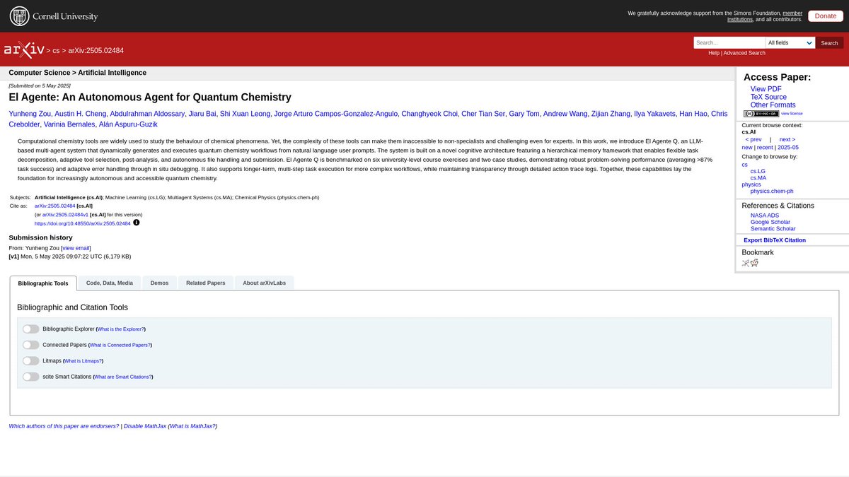 El Agente Q:LangGraph駆動のマルチエージェントシステムが量子化学を強化