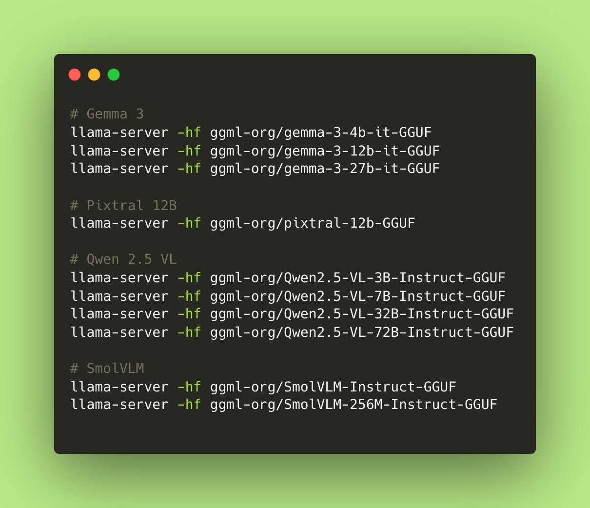 Llama.cpp全面兼容视觉语言模型 (VLM)