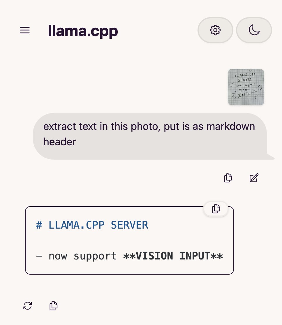 llama.cpp يضيف دعمًا لنماذج اللغة المرئية (VLM)، مما يتيح بناء تدفقات Vision RAG كاملة