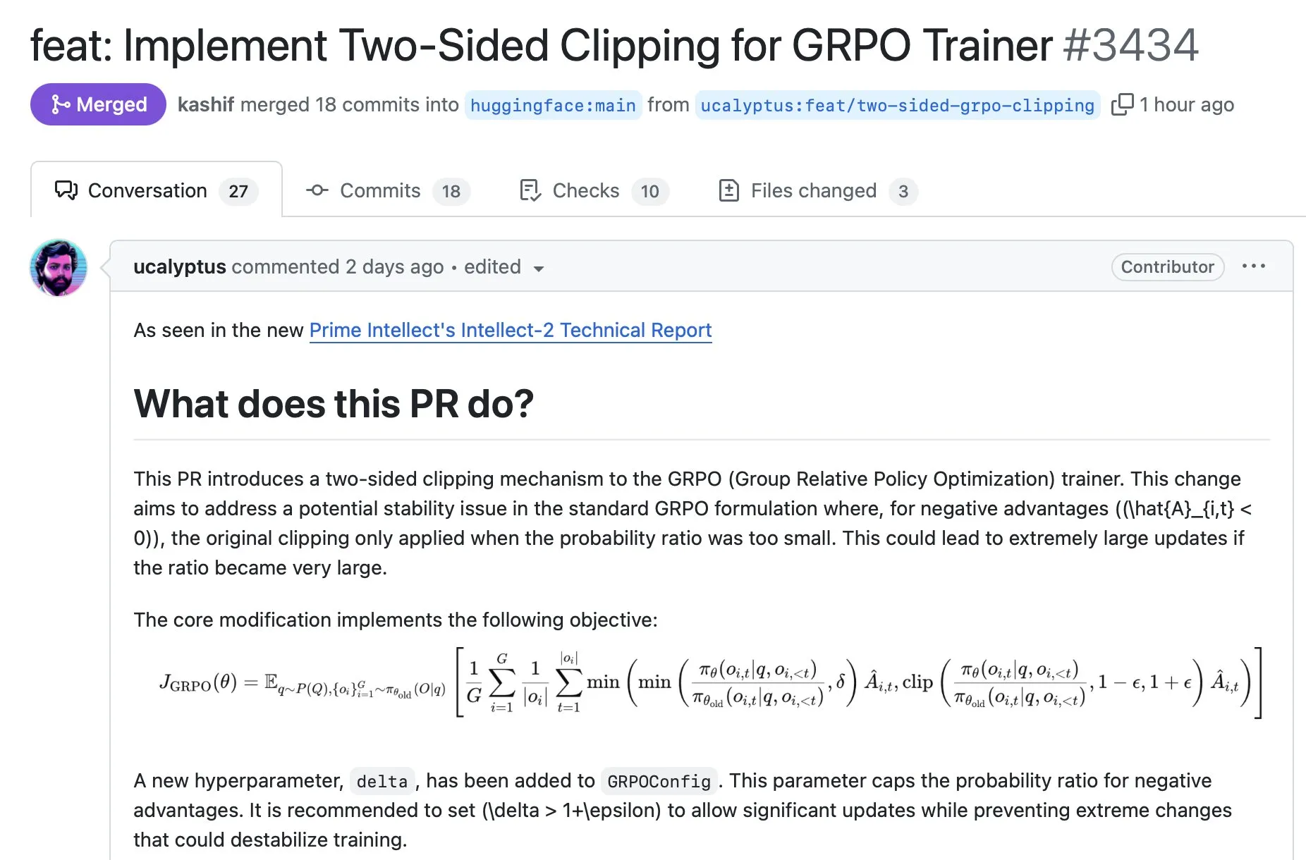 TRL GRPO Trick