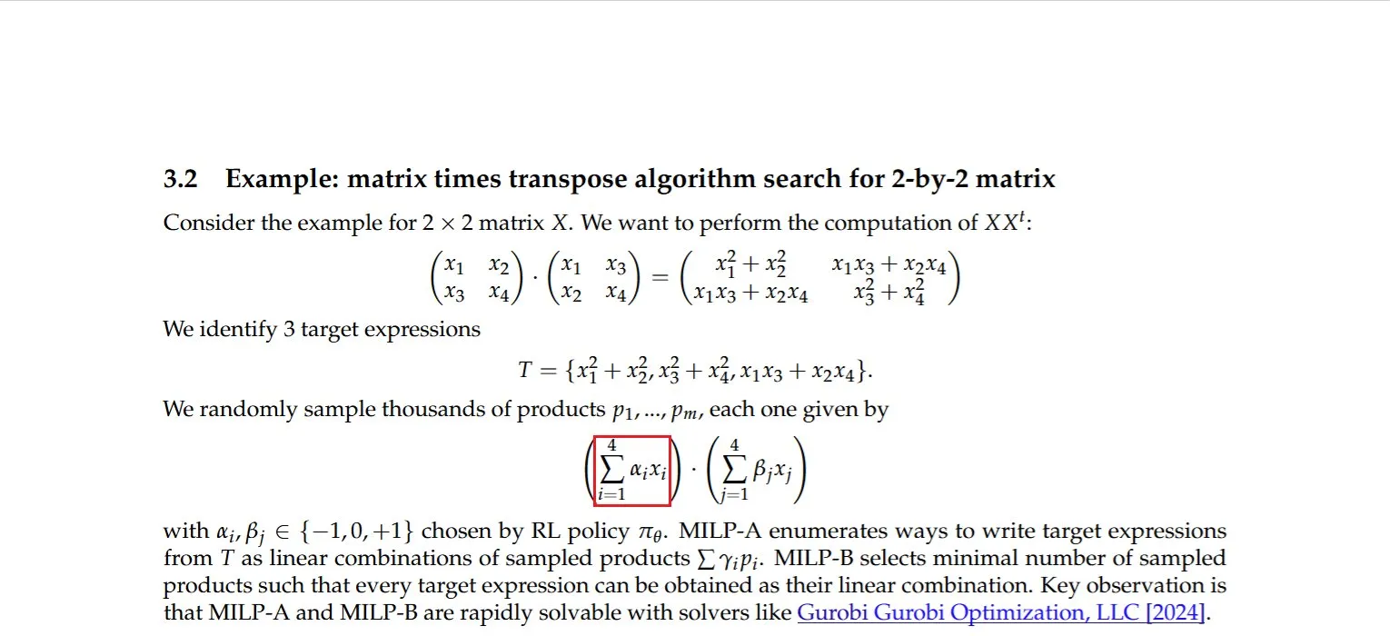 Faster matrix transpose product computation