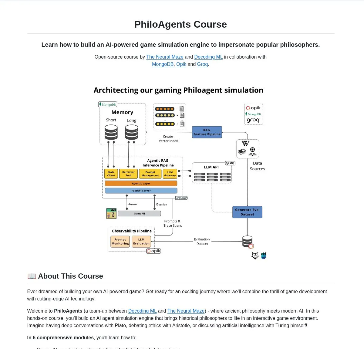 LangChainAI, PhiloAgents 출시: 철학자 시뮬레이션 AI 에이전트 구축