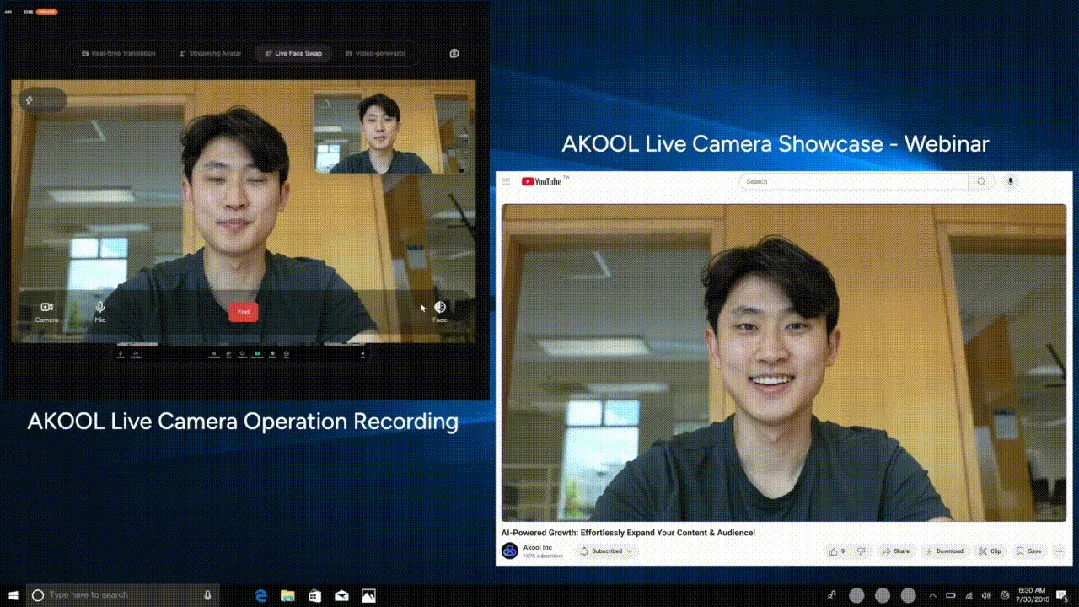 AKOOL تطلق أول كاميرا ذكاء اصطناعي في الوقت الفعلي في العالم Live Camera، مدمجة بأربع وظائف مبتكرة