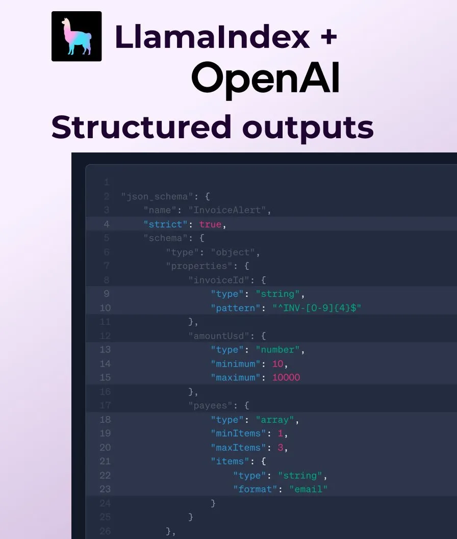 Enhanced structured output support for @openai, now in LlamaIndex!