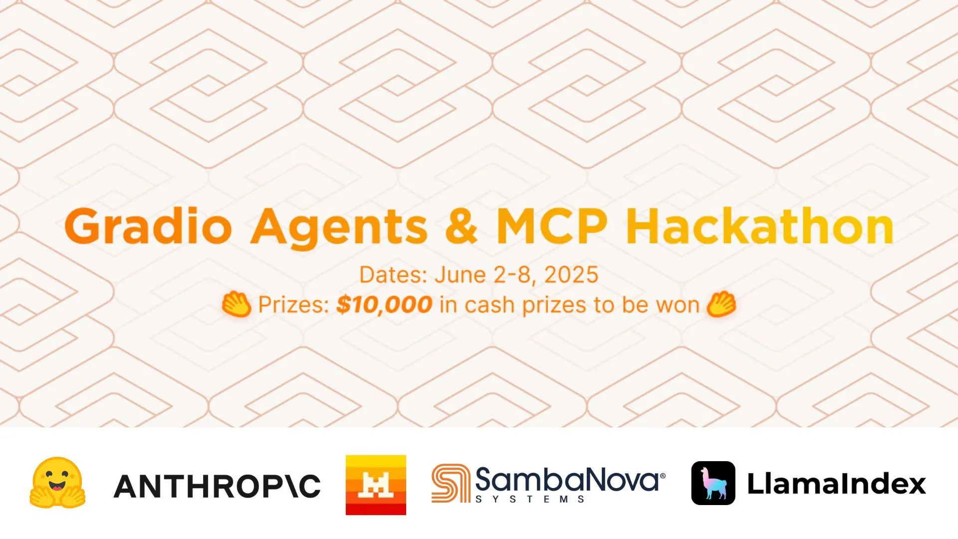 Amazing news re: the Gradio Agents & MCP Hackathon: First 1000 participants get $25 in free API credits from both @AnthropicAI and @Mistral...