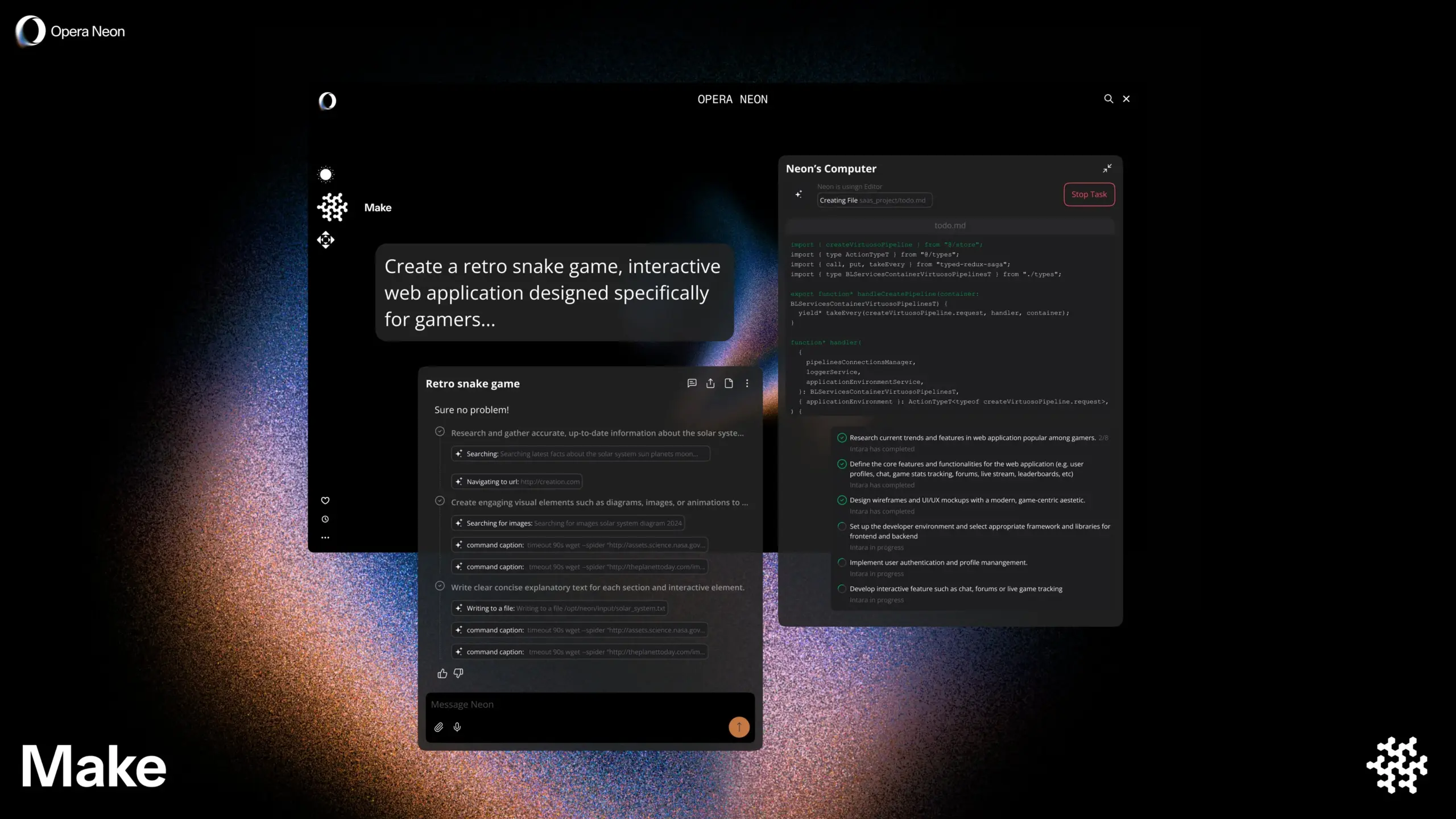 Agentic browsers are here! Introducing @opera's new agentic browser, Opera Neon! Opera Neon is an AI agentic browser that can browse with yo...