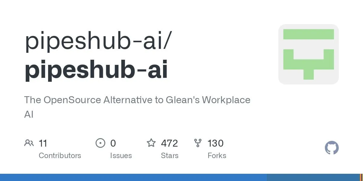 PipesHub - Open Source Enterprise Search Platform(Generative-AI Powered)