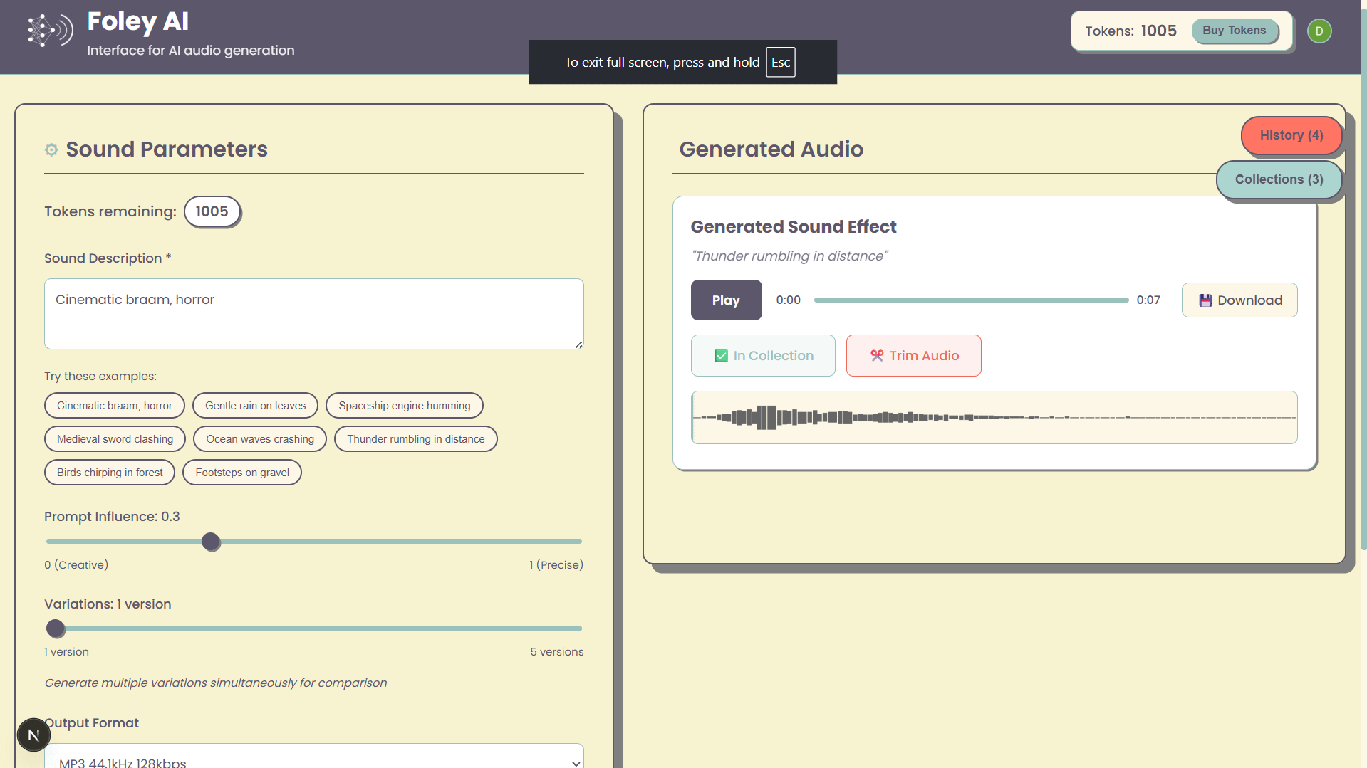 Foley-AI:AI音效生成Web UI
