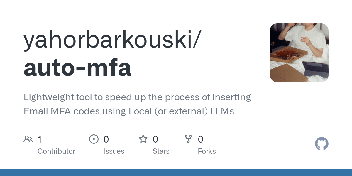Auto-MFA 도구, 로컬 LLM 활용하여 Gmail MFA 인증 코드 자동 붙여넣기 구현