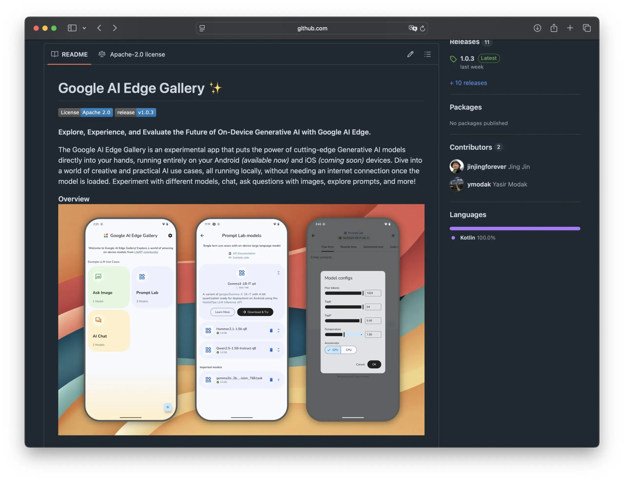 Google выпускает Edge AI Gallery для продвижения моделей AI с открытым исходным кодом на смартфонах