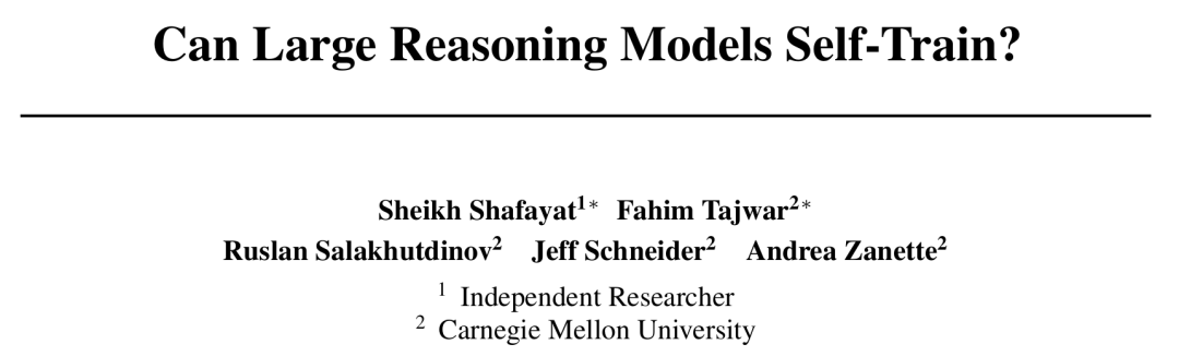 AI Math Ability Soars by 100%, Self-Evolution Nears RL Limits, CMU's New Work Overturns Cognition