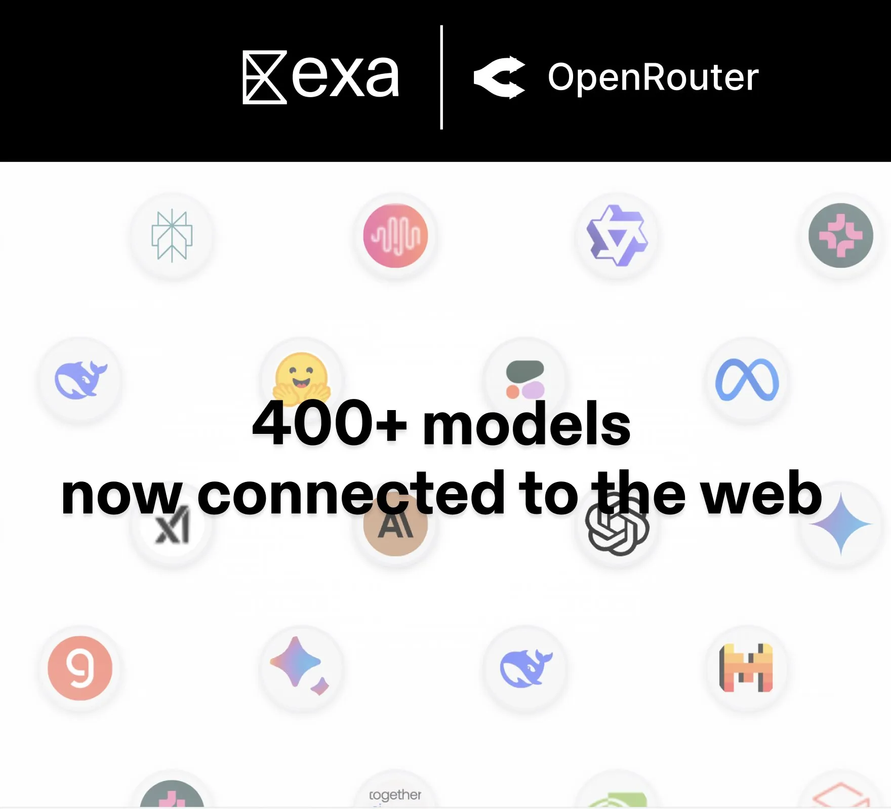 400+ LLMs can now search the web 🎉 Exa’s partnering with OpenRouter to provide web search for any model. Case study below. Happy RAGing!