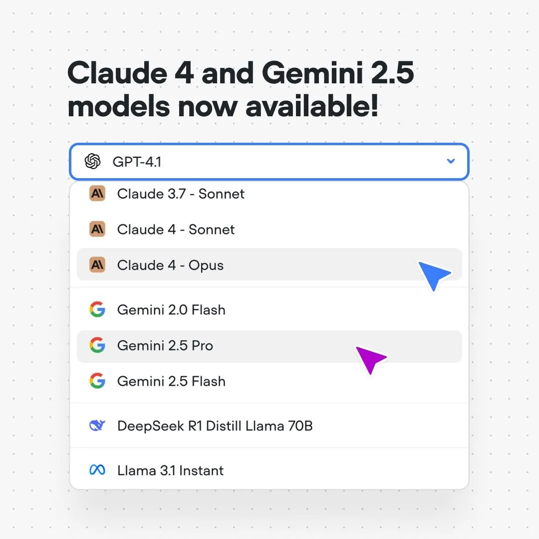 La plateforme Voiceflow intègre les modèles Claude 4 et Gemini 2.5