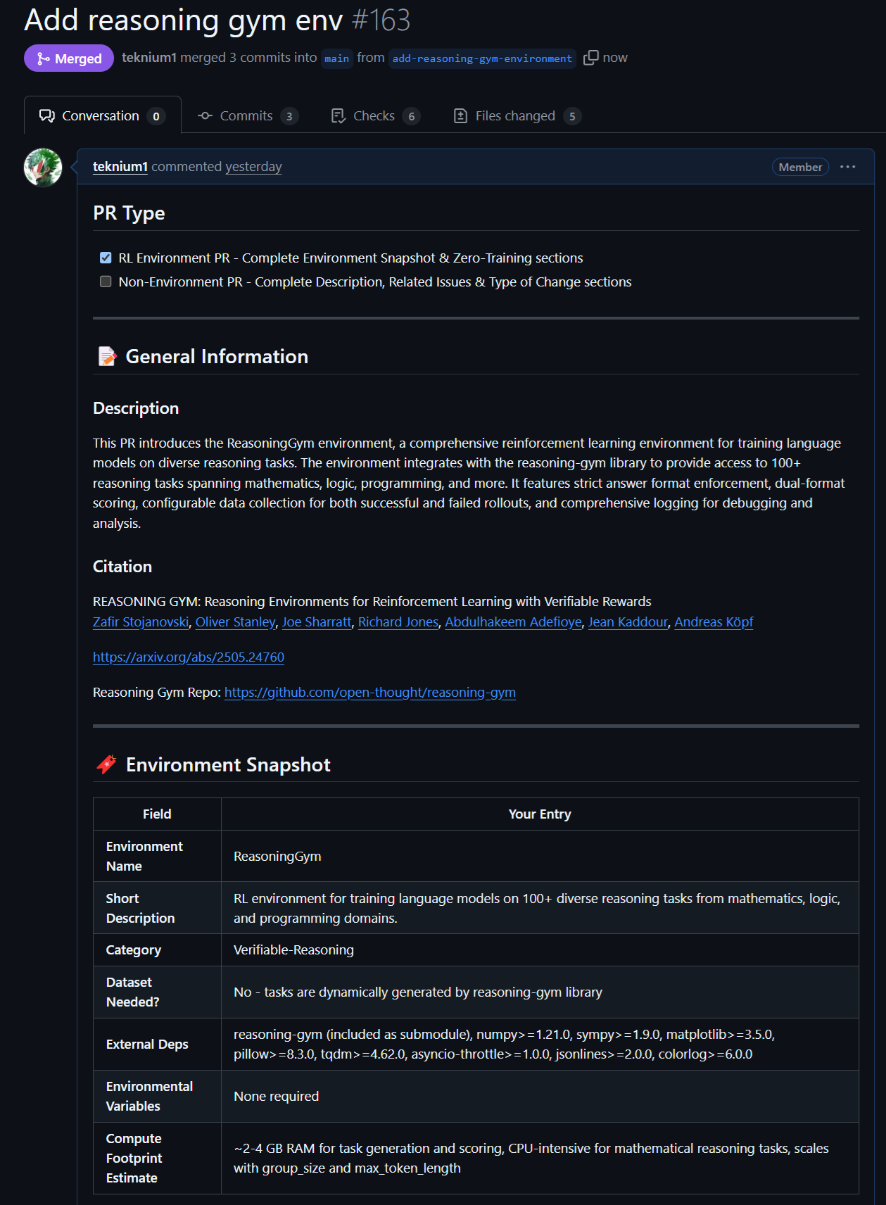 New Developments in Open Source Models and Data: Rednote LLM and Atropos RL Environment