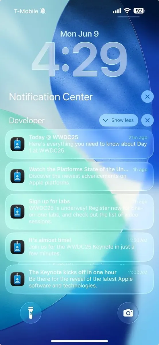 Liquid Glass UI