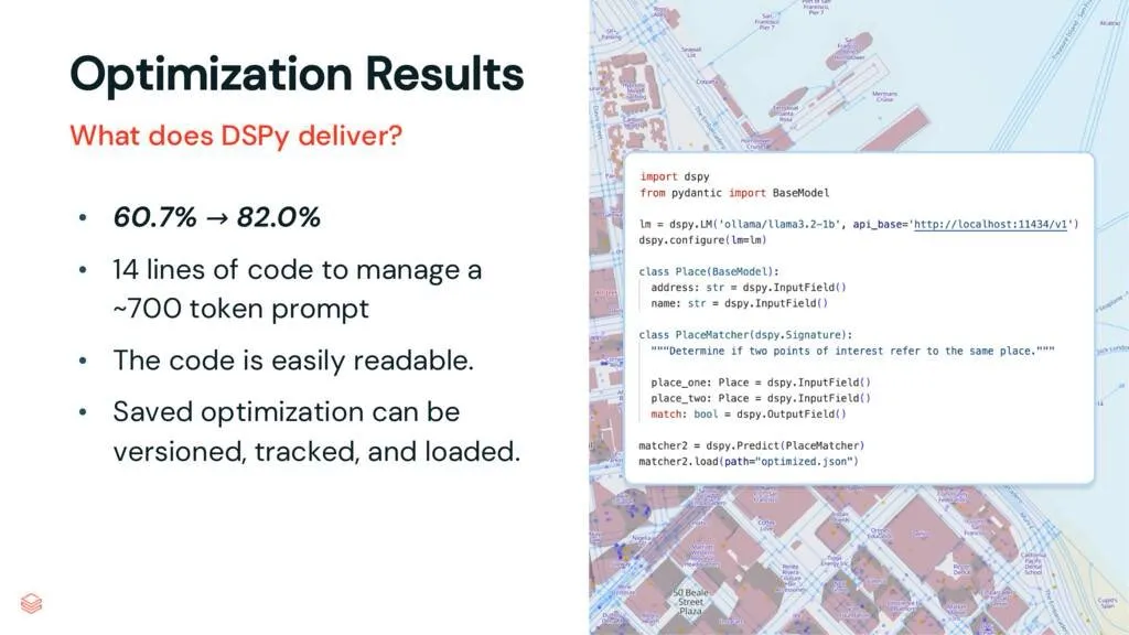 A must read > DSPy doesn’t just reduce the complexity of our codebase, it reduces the complexity of working with LLMs by decoupling our task... 内容: RT DSPy