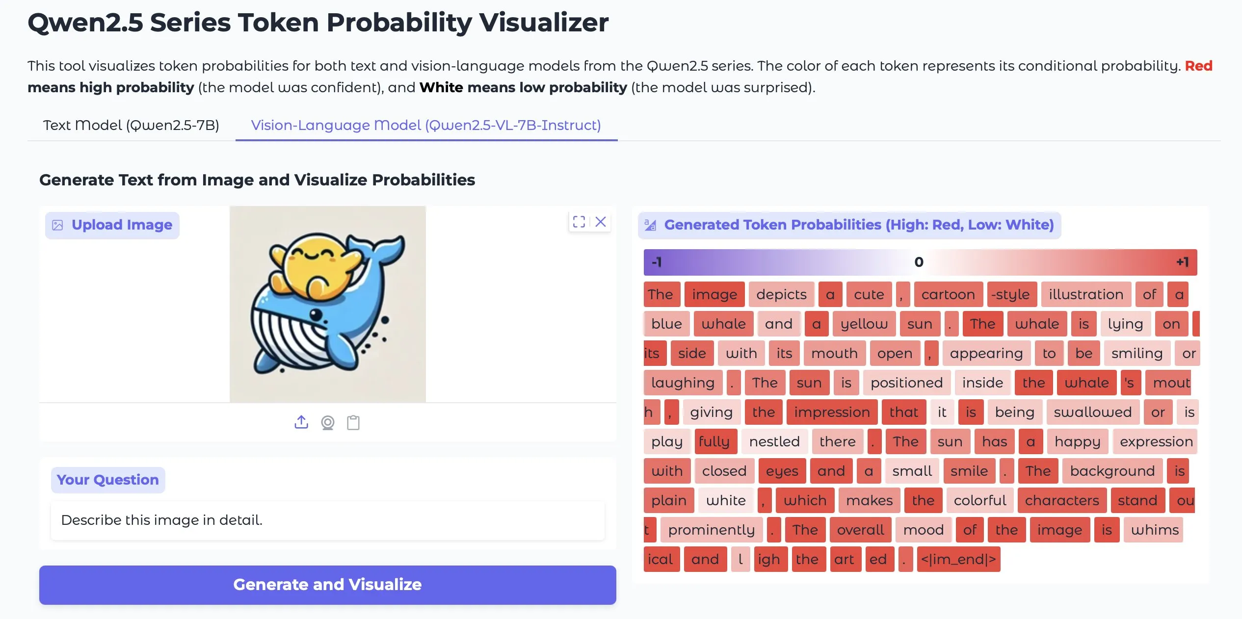 Token Probs Visualizer:可视化LLM和视觉LM输出的token概率