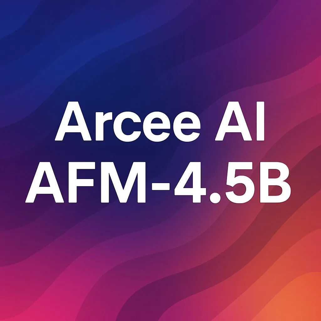 Retweet: RT abhishek: 📢 Big News! We're thrilled to announce the Arcee Foundation Model (AFM) Family, starting with AFM-4.5B - our *first* foundational mode... Inhalt: RT abhishek