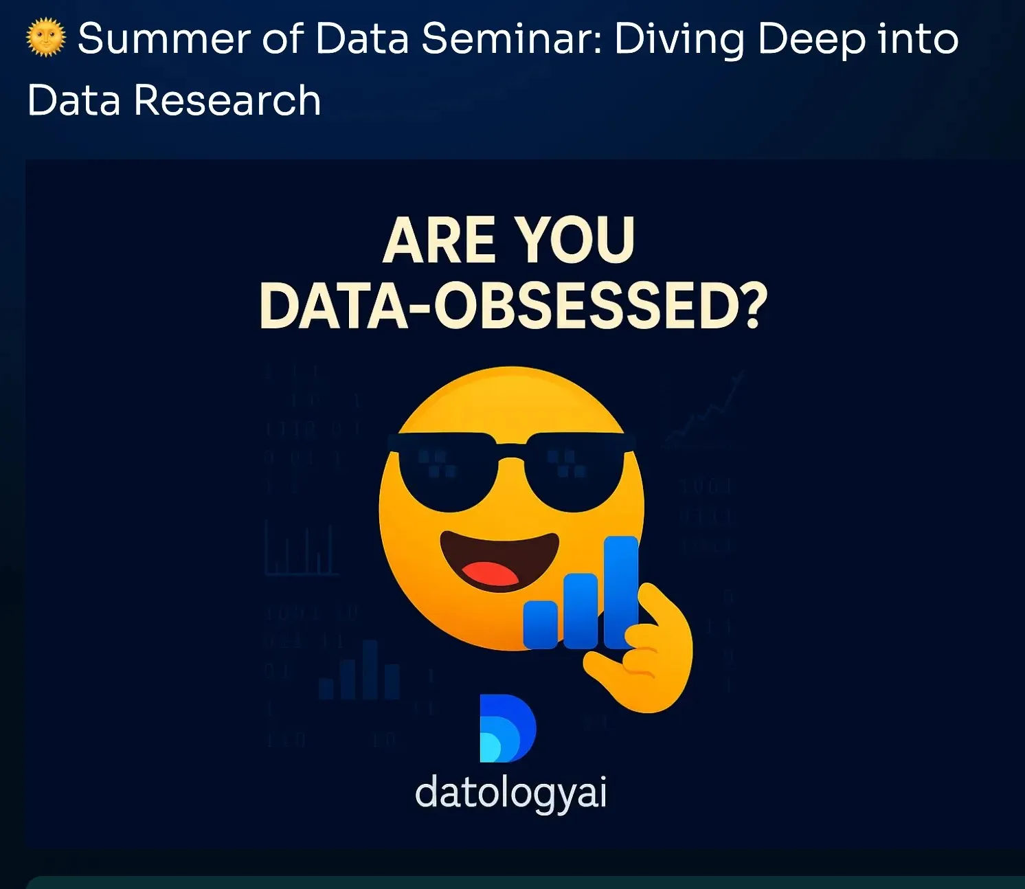 DatologyAI проводит серию лекций «Летний семинар по данным»