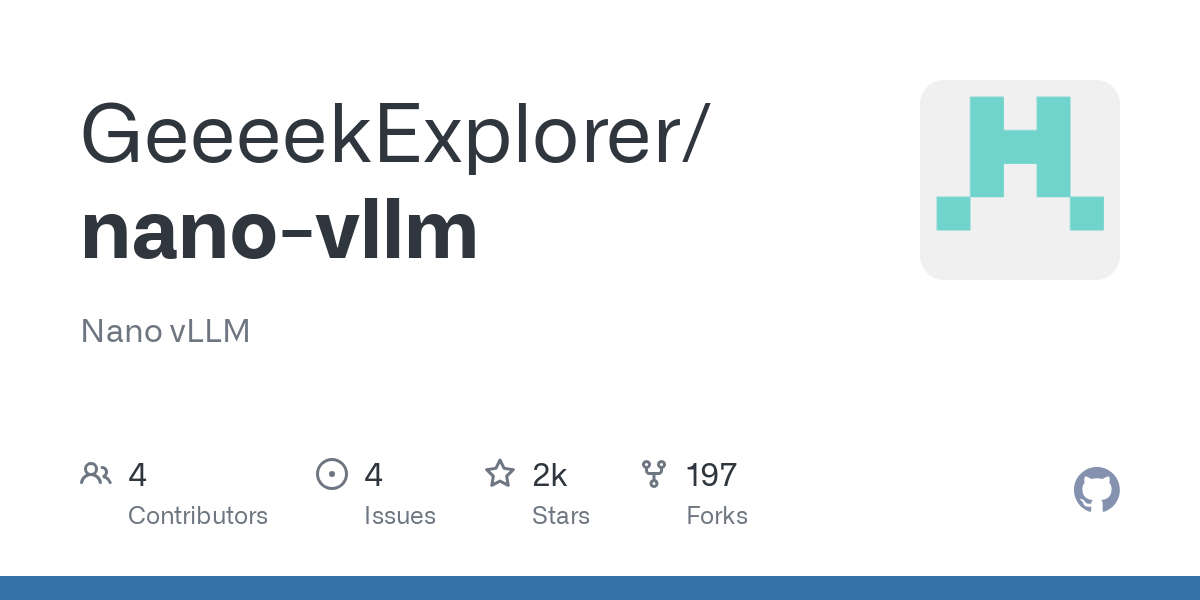 Empleado de DeepSeek libera nano-vLLM de código abierto: Implementación ligera de vLLM