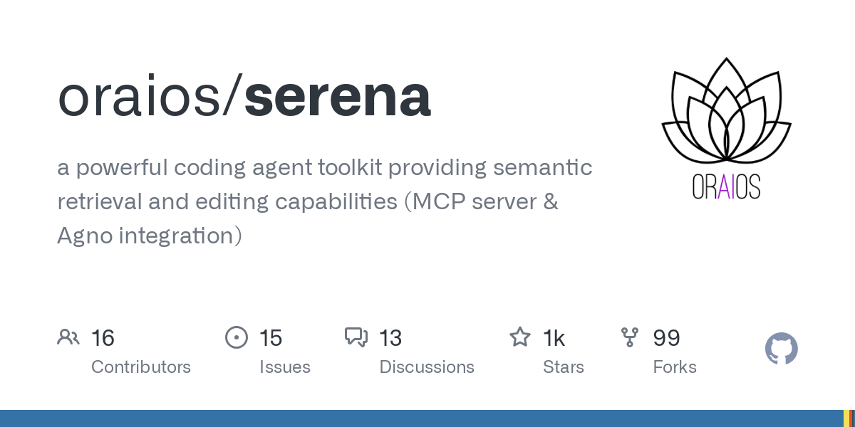 Serena:为Claude Code提供符号工具的开源MCP服务器