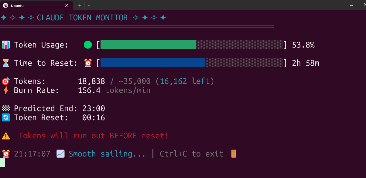 Echtzeit-Monitor für Claude Code Token-Nutzung entwickelt – Open Source und anpassbar