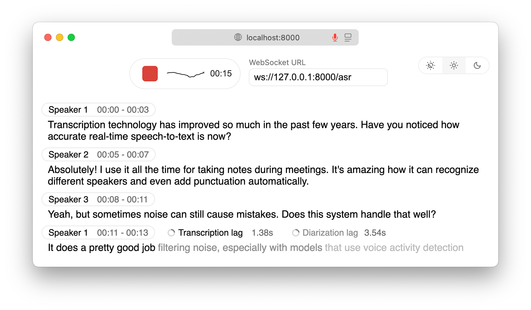 WhisperLiveKit：实时本地语音转文本与说话人识别