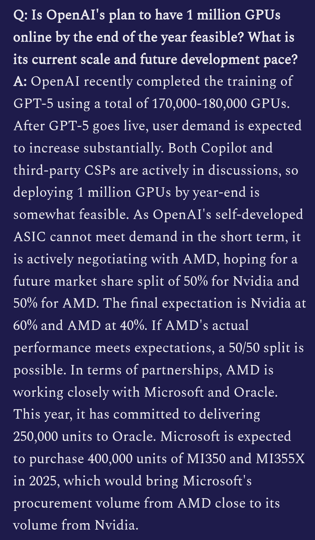 OpenAI GPT-5训练细节曝光