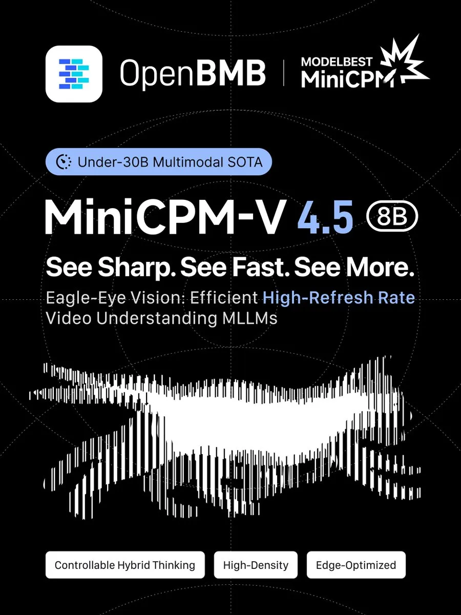 MiniCPM-V 4.5 8B