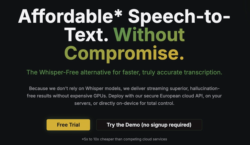 Kroko ASR:Whisper的快速、流式替代方案