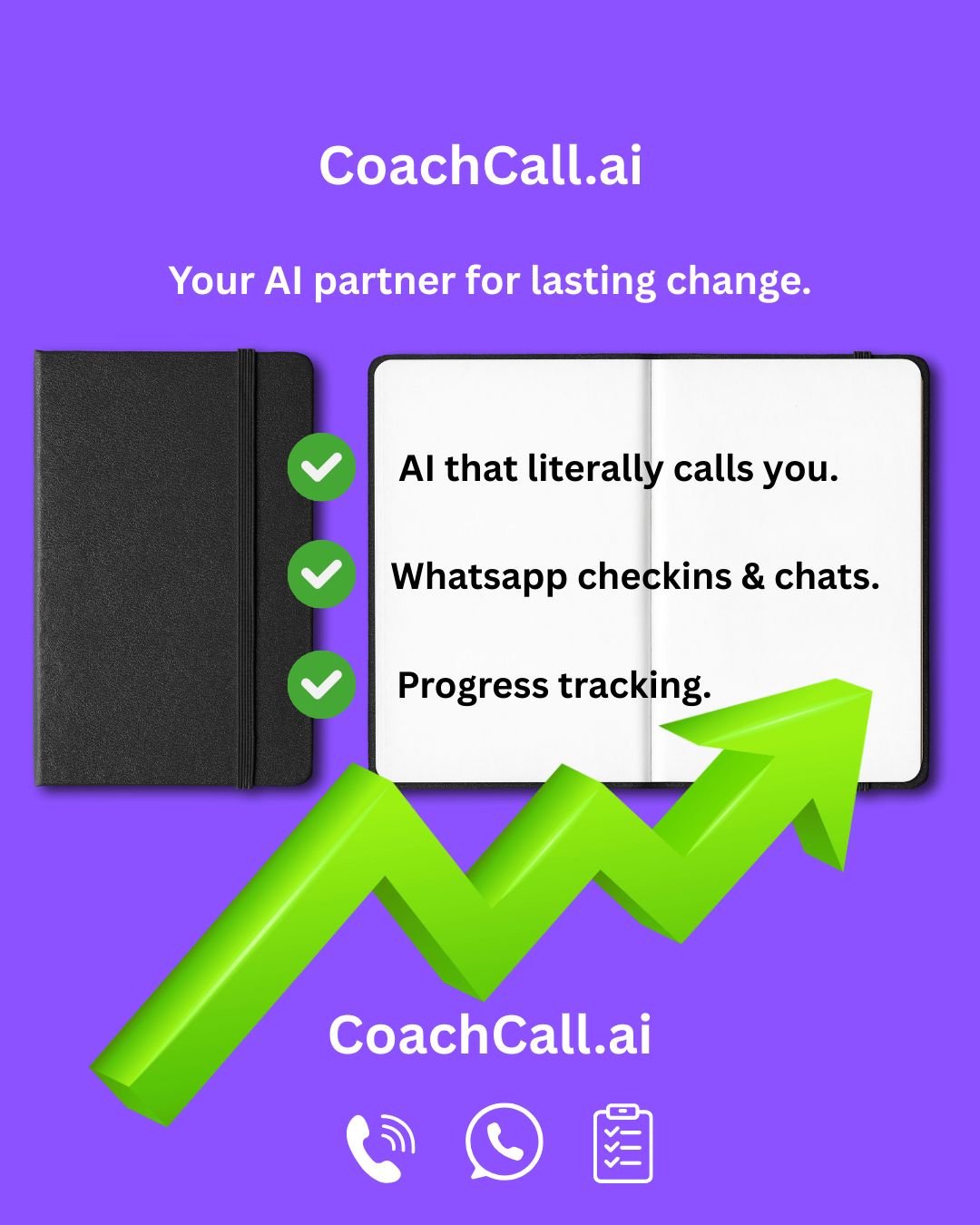 AI伴侣应用Coachcall.ai:帮助用户坚持目标