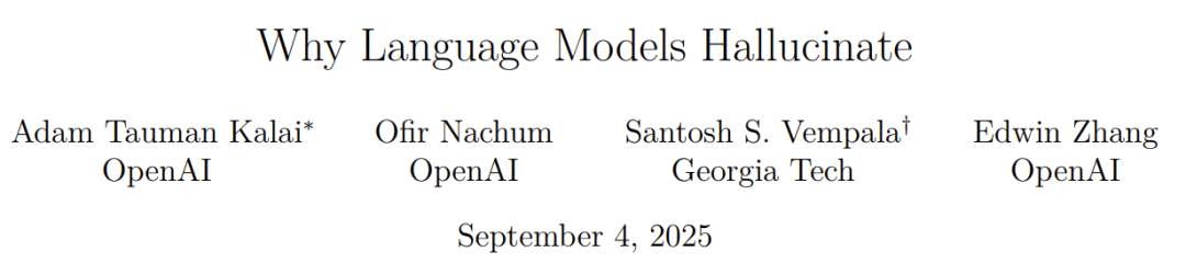 OpenAI Publishes Paper Revealing Root Cause of AI Hallucinations