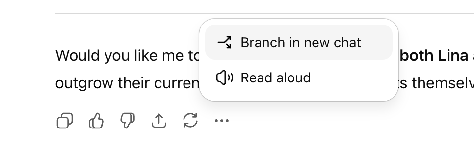 ChatGPT Adds Branching Conversations Feature, Enhancing Multi-threaded Exploration