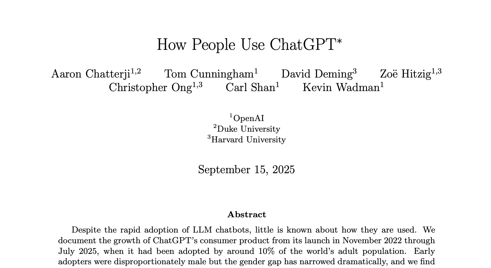 ChatGPT用户报告