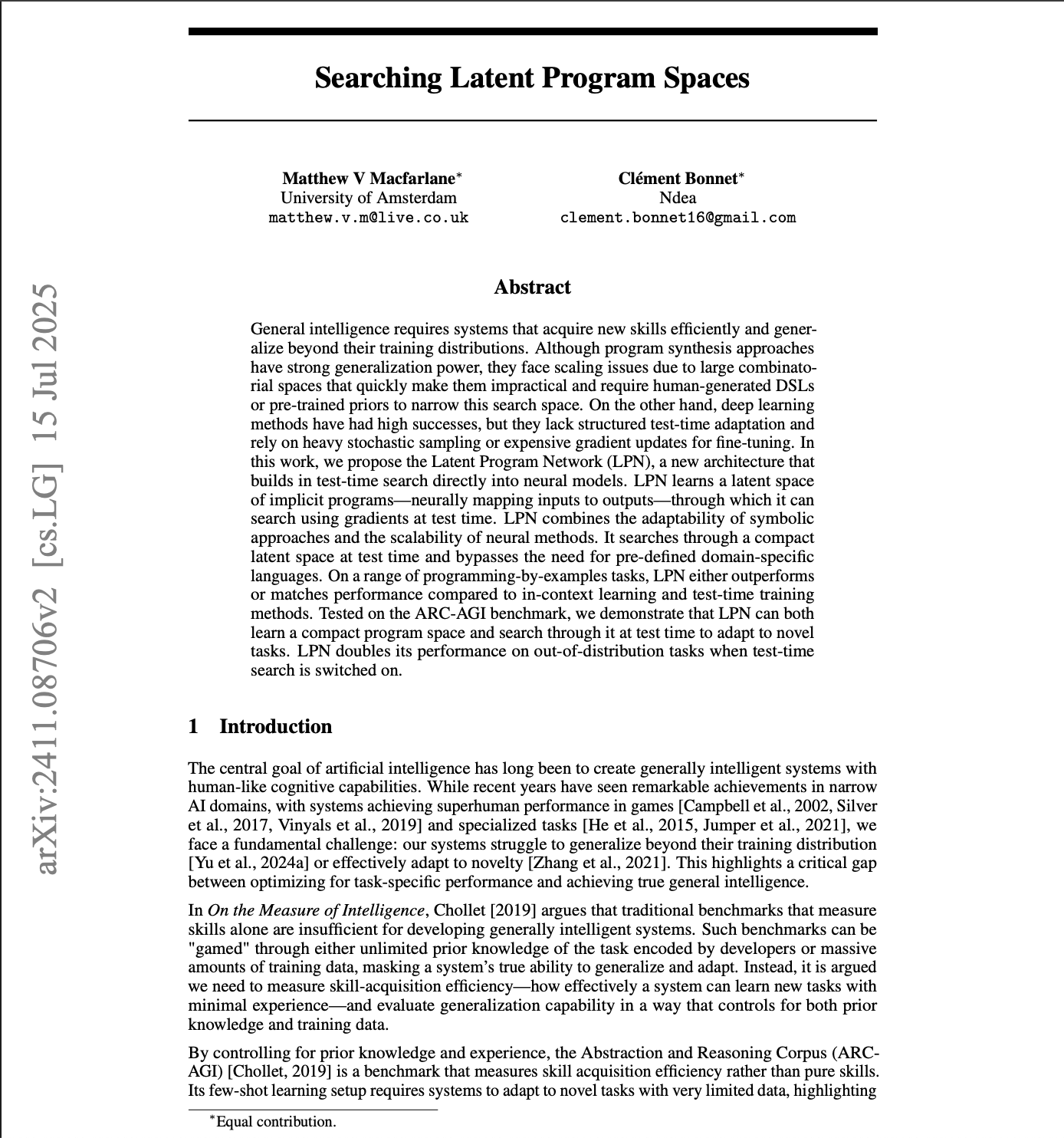 AI研究与学术会议动态