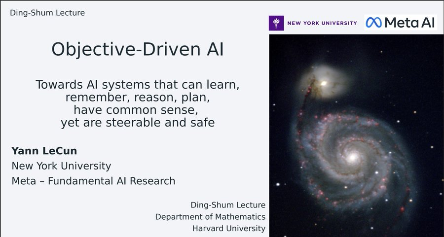 《Objective-Driven AI》讲座回顾：AI系统构建与安全