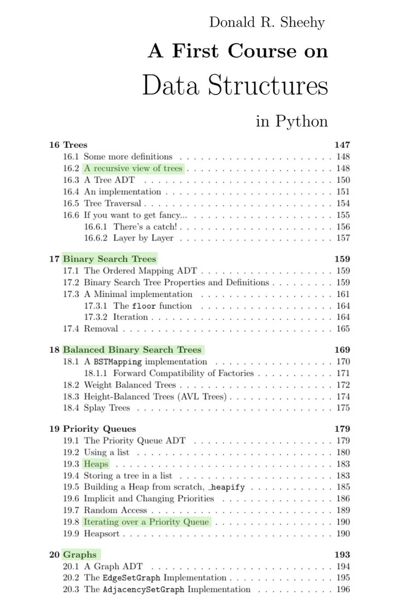 《Python数据结构入门》免费书籍提供AI/ML基础