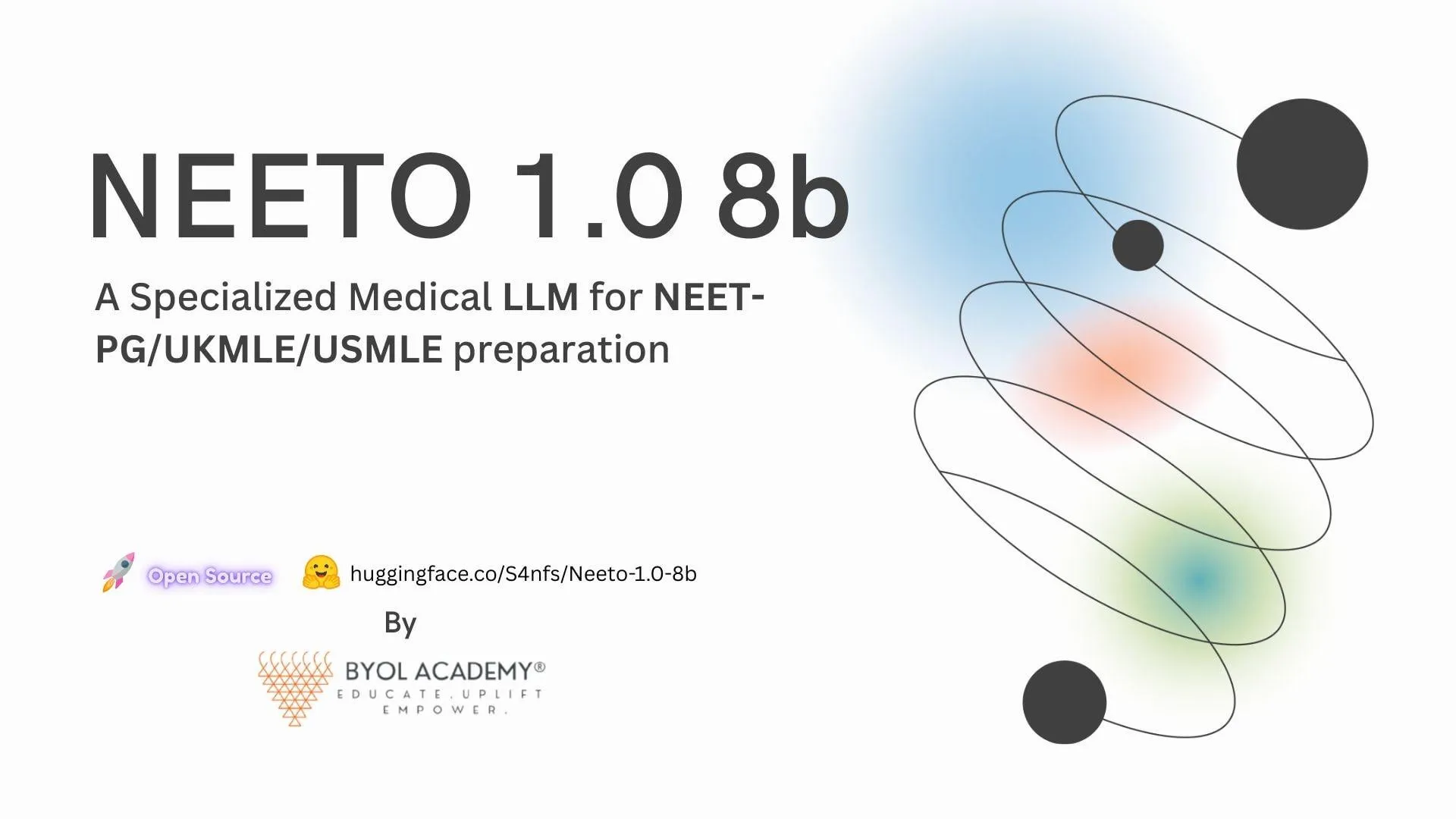 开源医疗LLM Neeto-1.0-8B发布,USMLE风格问题准确率达85.8%