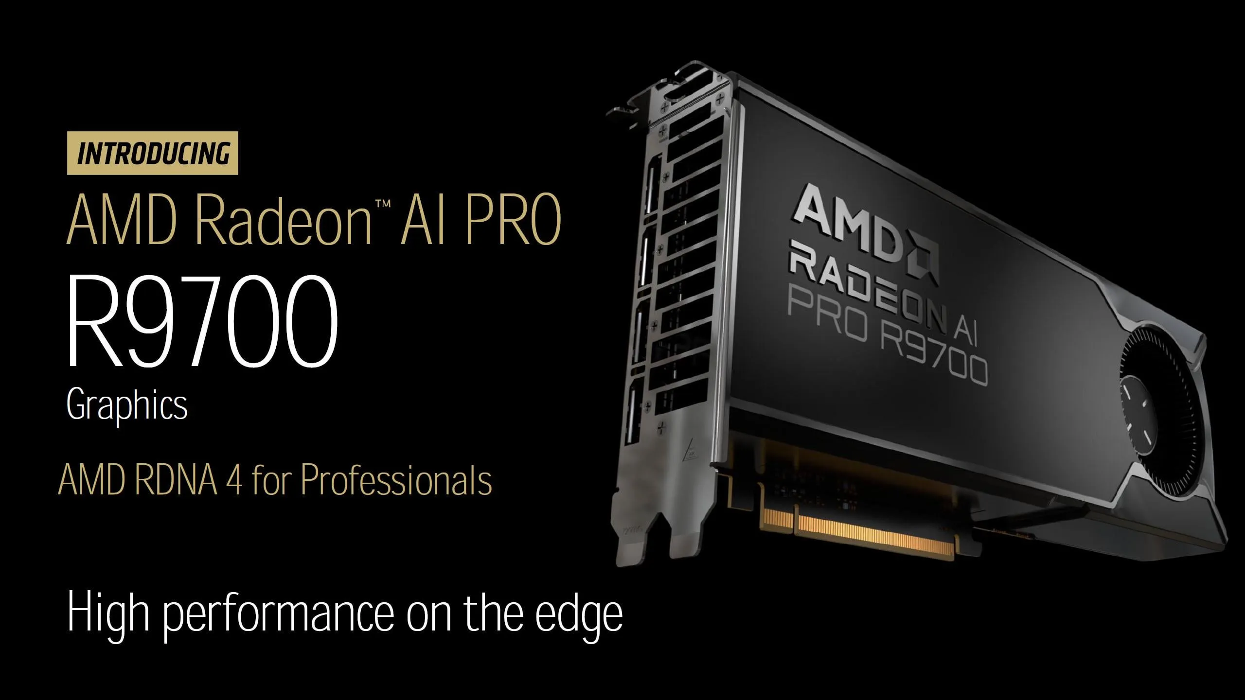 AMD Officially Prices Radeon AI PRO R9700 At $1299 - 32GB VRAM - Launch Date Oct 27
