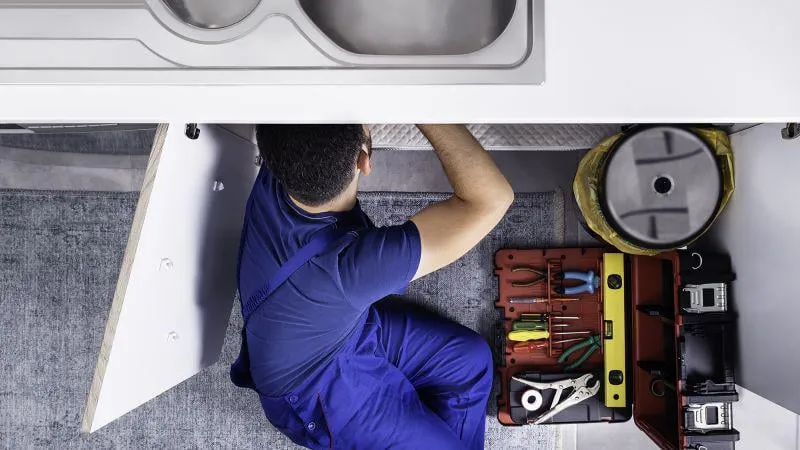 Even the plumber is not safe