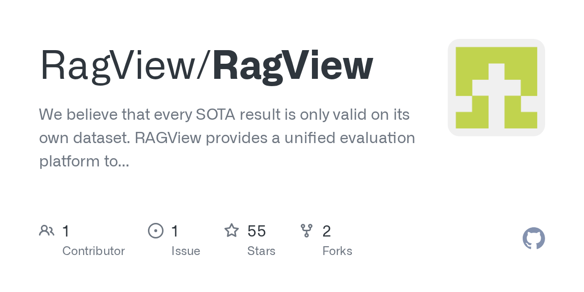 GitHub - RagView/RagView : Validate RAG route on your dataset
