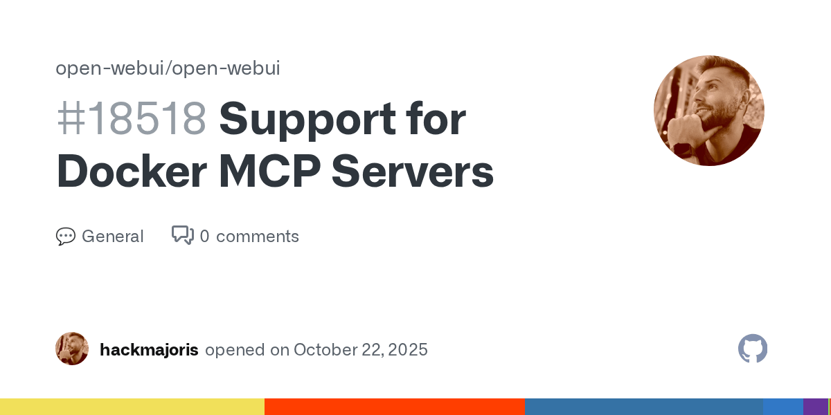 Official Docker MCP servers in OpenWebUI