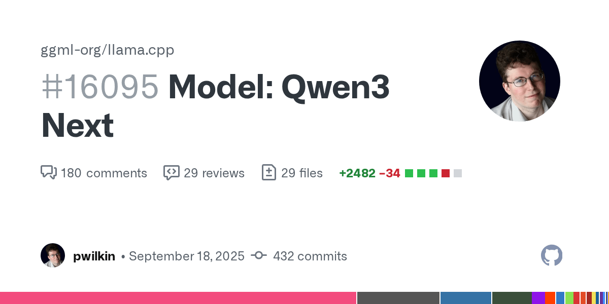 Qwen3 Next support in llama.cpp ready for review