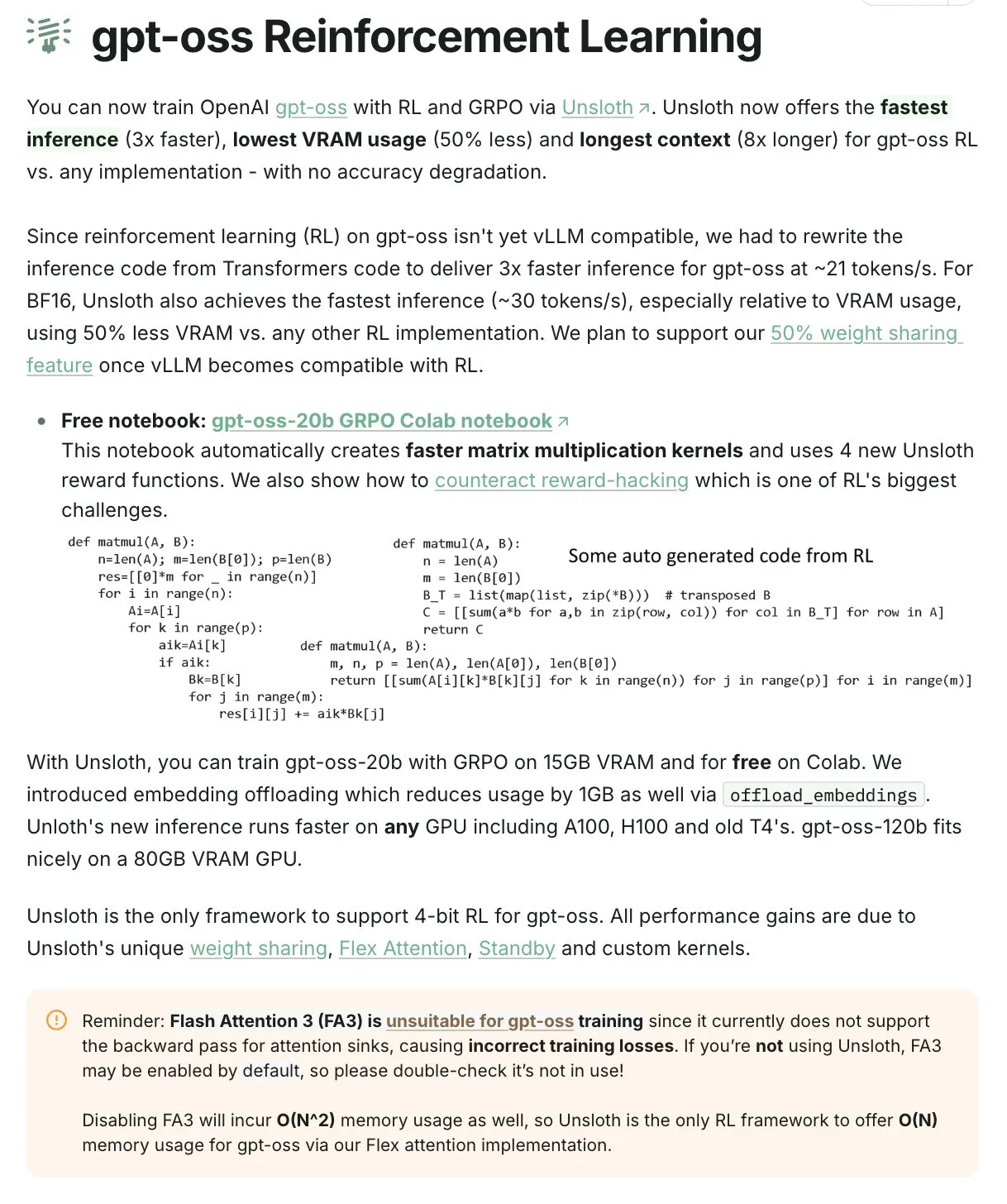 Unsloth:低VRAM高效LLM训练与推理