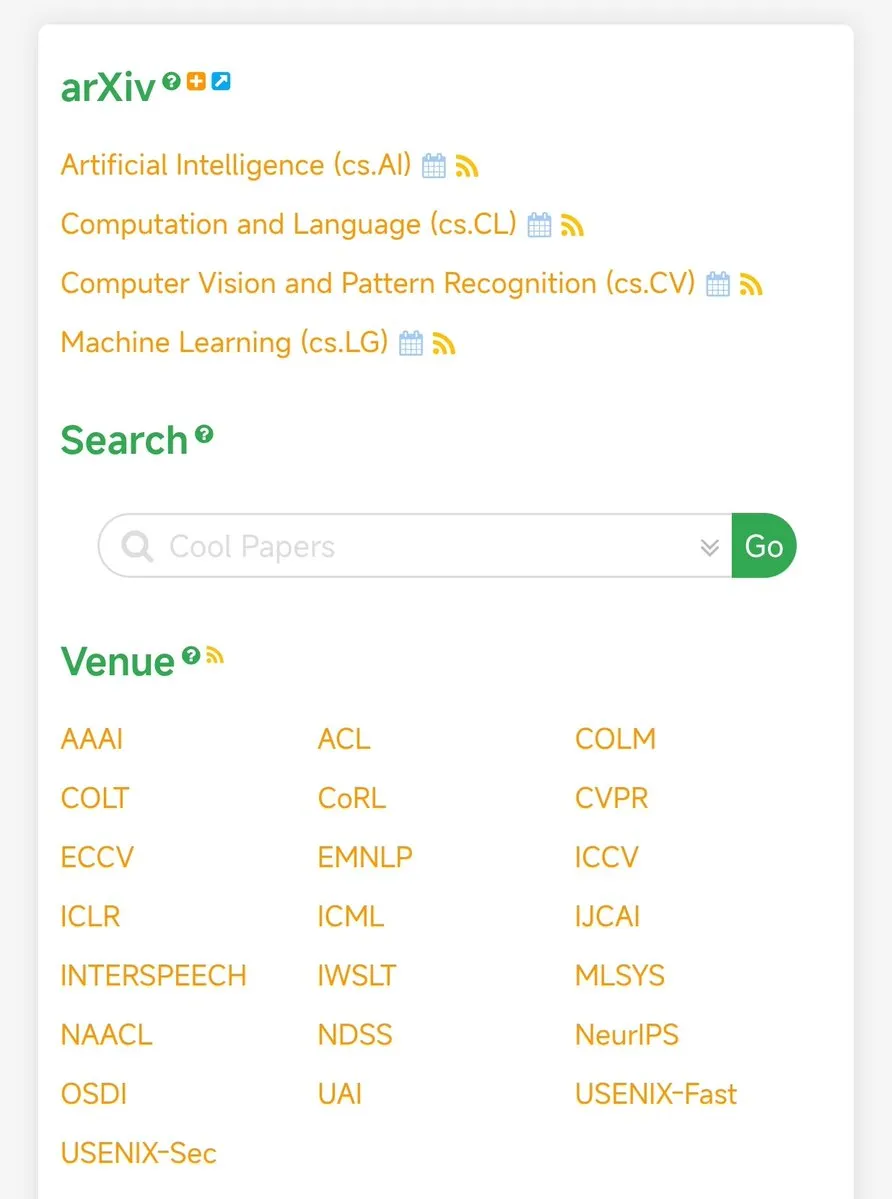 papers.cool:AI/ML论文策展平台